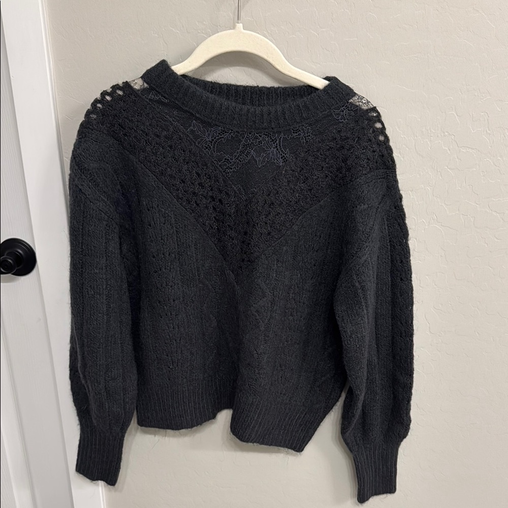 Women's Black Knit Sweater